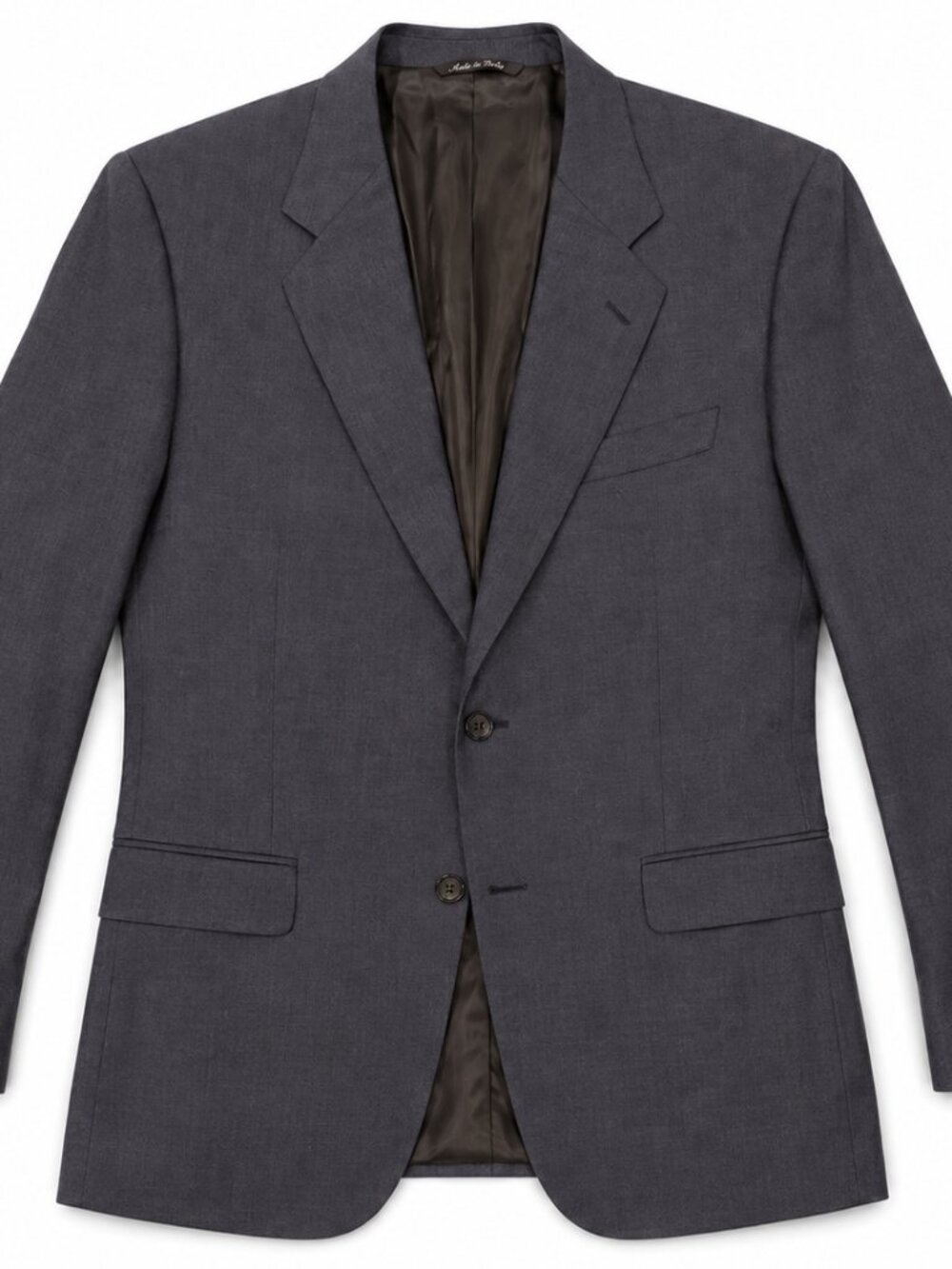 Canali Blazer Mens 52R Navy/Gray 100% Pure Wool Made Italy Bemberg Sport Coat